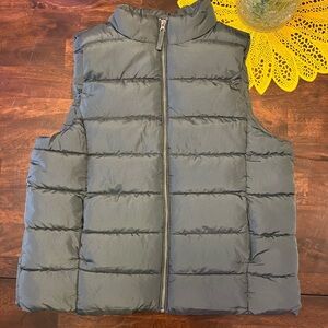Dark Green Puffer Vest
